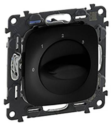 Legrand Dreistufen-Schalter Valena Life Allure Schwarz 755178 1St.