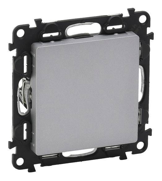 Legrand Abdeckung Valena Life Allure Aluminium 755182 1St.