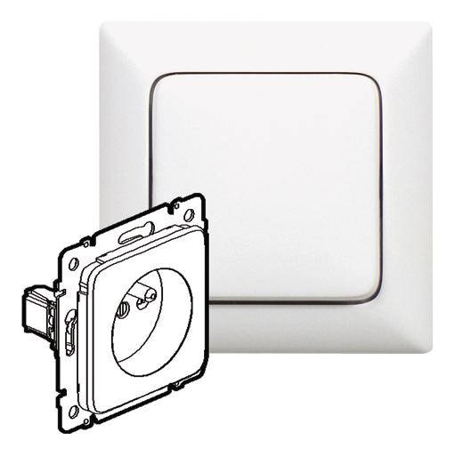 Legrand Steckdose Galea / Pro21 Weiß 776247 1St.