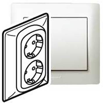 Legrand Steckdose Galea / Pro21 Grau 771533 1St.