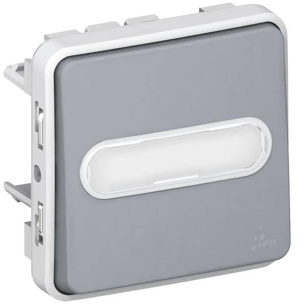 Legrand Taster Plexo Grau 069543 1St.