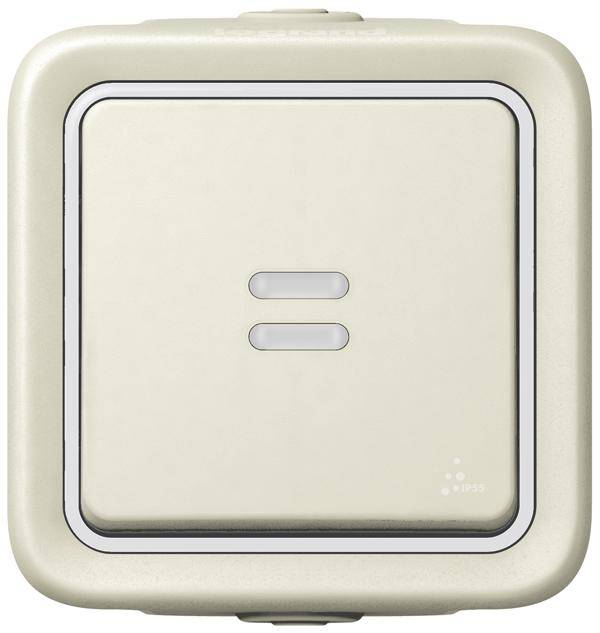 Legrand Installationsschalter Plexo Weiß 069612 1St.