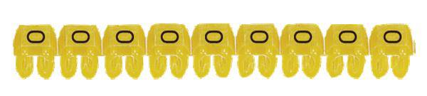 Legrand 038374 Kennzeichnungsclip Aufdruck O Außendurchmesser-Bereich 3.80 bis 5mm 038374