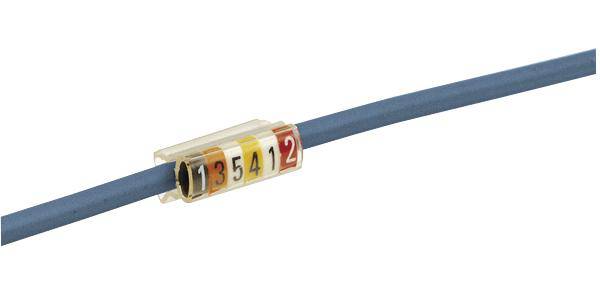Legrand 037801 Kennzeichnungsclip Aufdruck 7 Außendurchmesser-Bereich 0.80 bis 2.20mm 037801