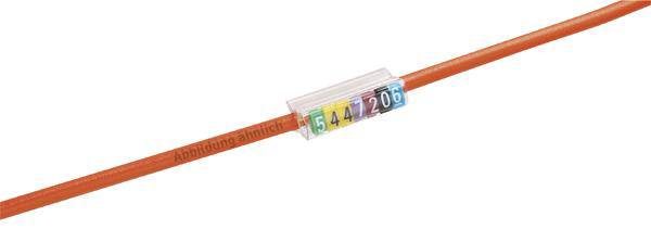Legrand 037802 Kennzeichnungsclip Aufdruck 3 Außendurchmesser-Bereich 0.80 bis 2.20mm 037802