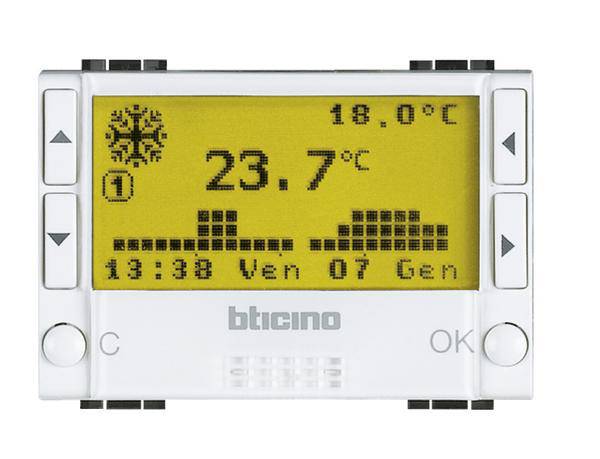 Legrand Temperaturregler Living&Light Weiß N4451 1St.