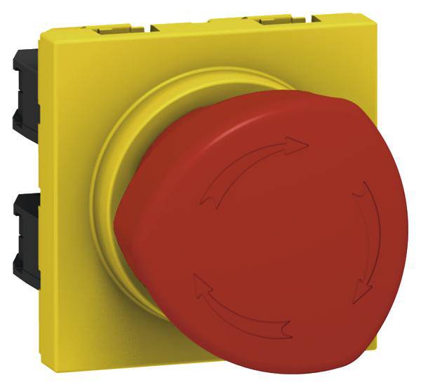 Legrand 076602 Not-Aus-Taster 250V 6A 1 Öffner, 1 Schließer IP41 1St.