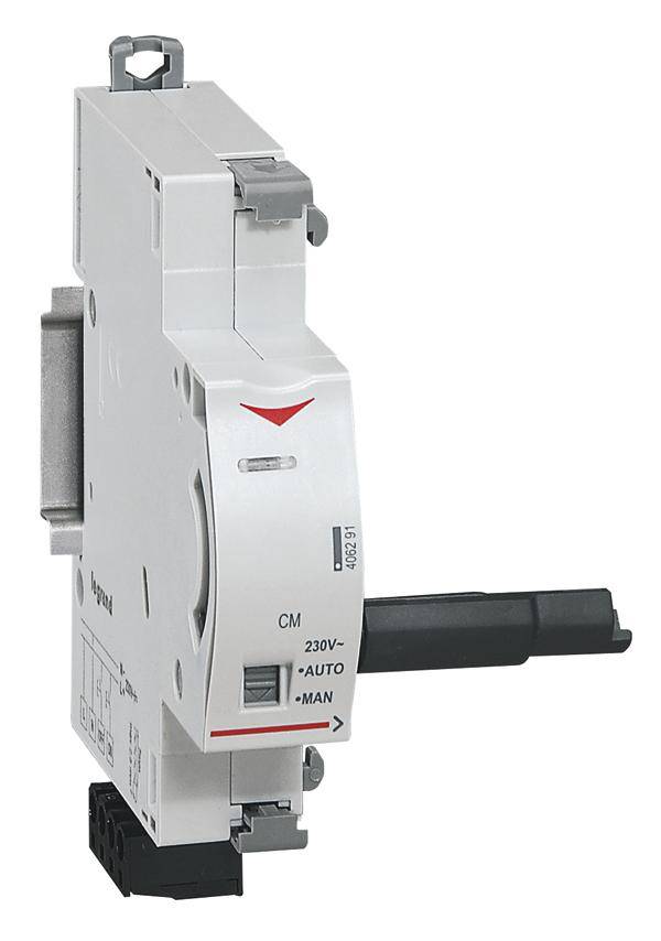Elektrisches Schaltgerät mit manuellem und automatischem Modus, Spannung 230V.
