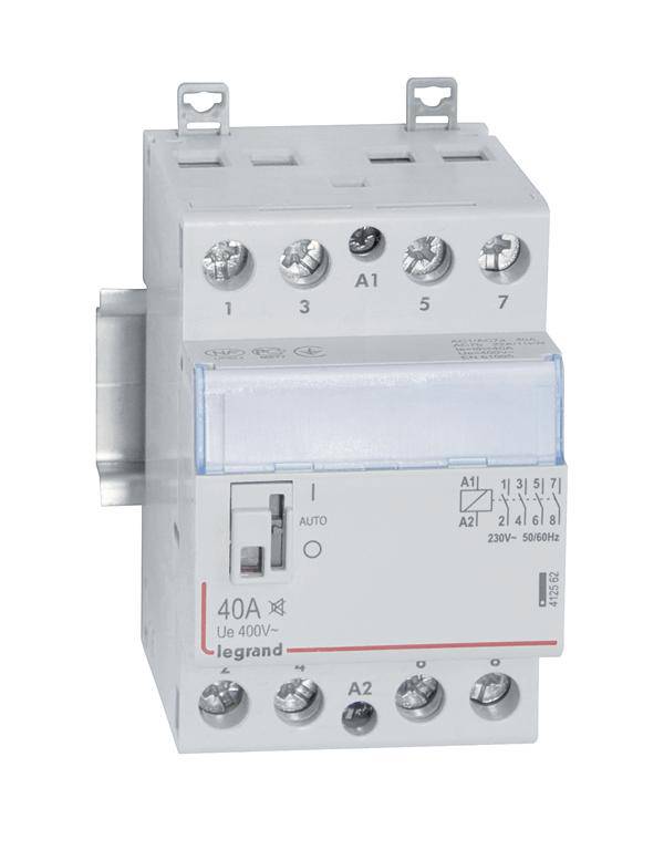 Legrand 412562 Installationsschütz 4 Schließer 400V 40A 1St.