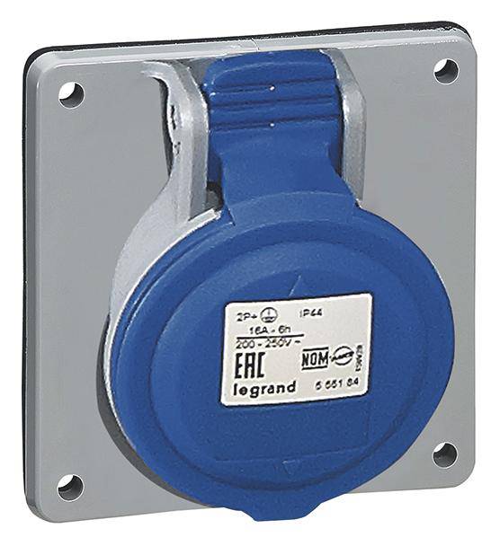 Legrand 555184 555184 CEE Anbaudose 16A 3polig 250 V/AC 1St.