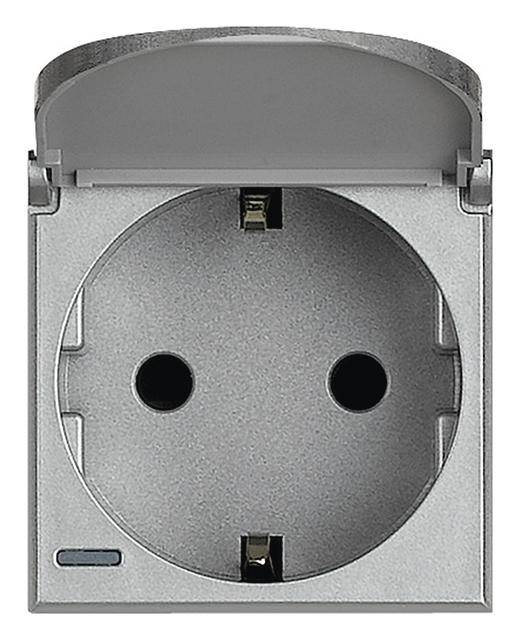 Legrand Steckdose Axolute Aluminium HC4141PW 1St.