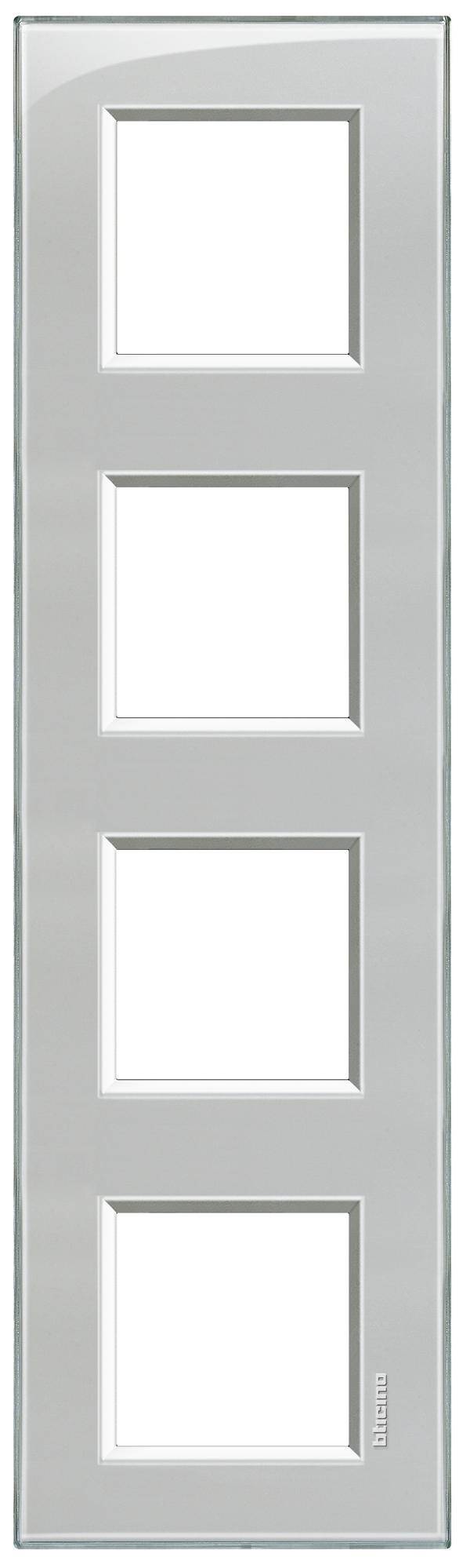 Legrand Rahmen Living&Light Grau LNA4802M4KG 1St.