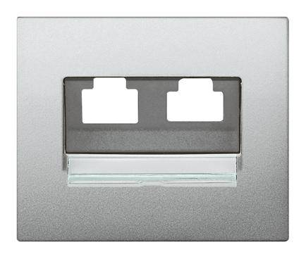 Legrand Abdeckung Galea / Pro21 Aluminium 771358 1St.