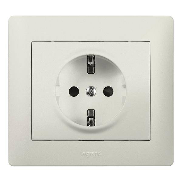 Legrand Steckdose Galea / Pro21 Grau 771563 1St.