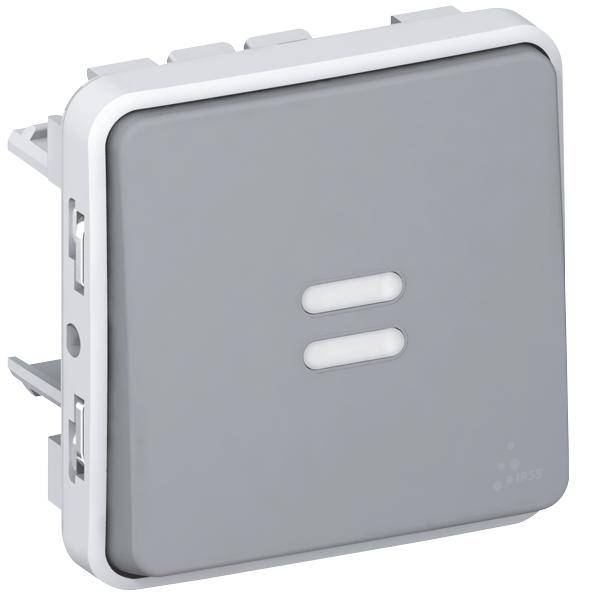 Legrand Wipptaster Plexo Grau 069542 1St.