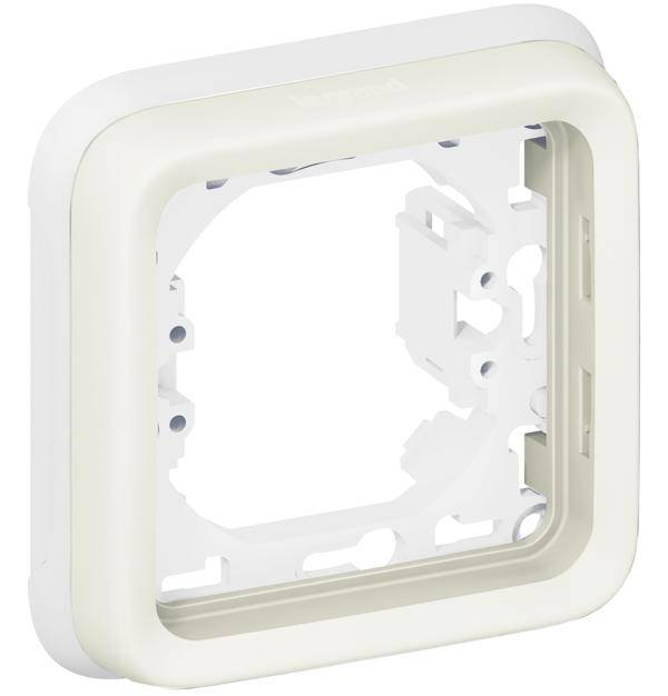 Legrand Rahmen Plexo Weiß 069692 1St.