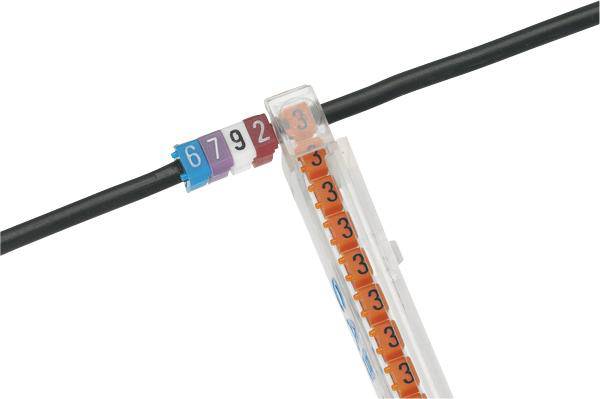 Legrand 038213 Kennzeichnungsclip Aufdruck 3 Außendurchmesser-Bereich 2 bis 3.20mm 038213