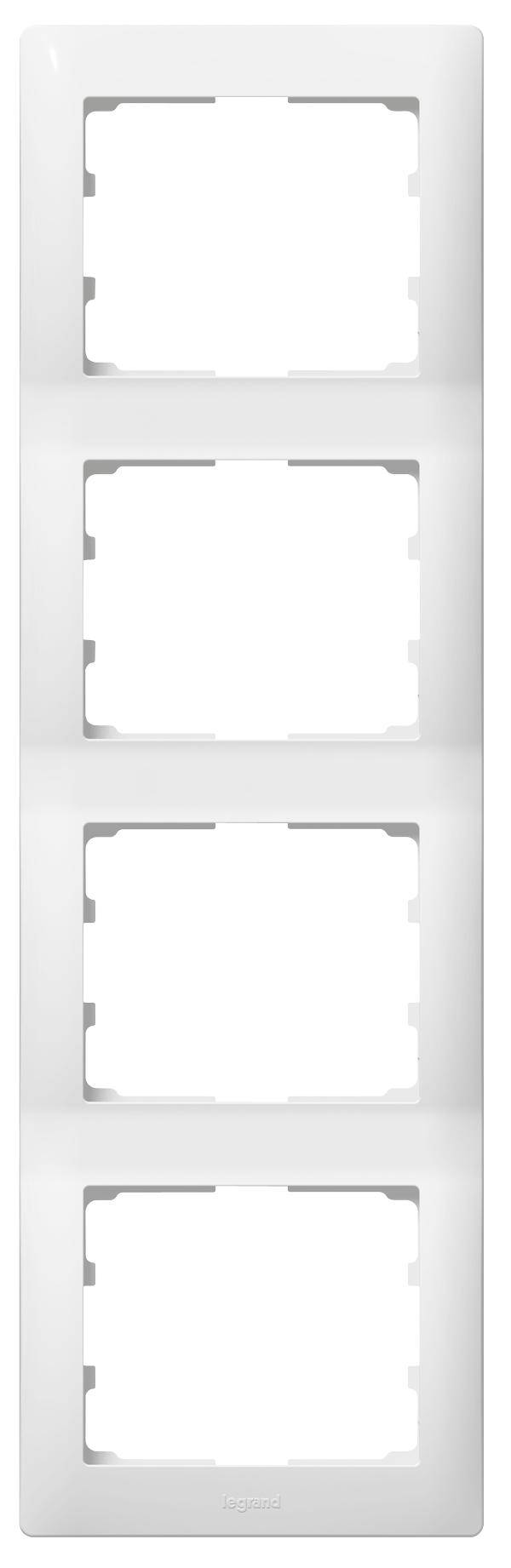 Legrand Rahmen Galea / Pro21 Weiß 771008 1St.