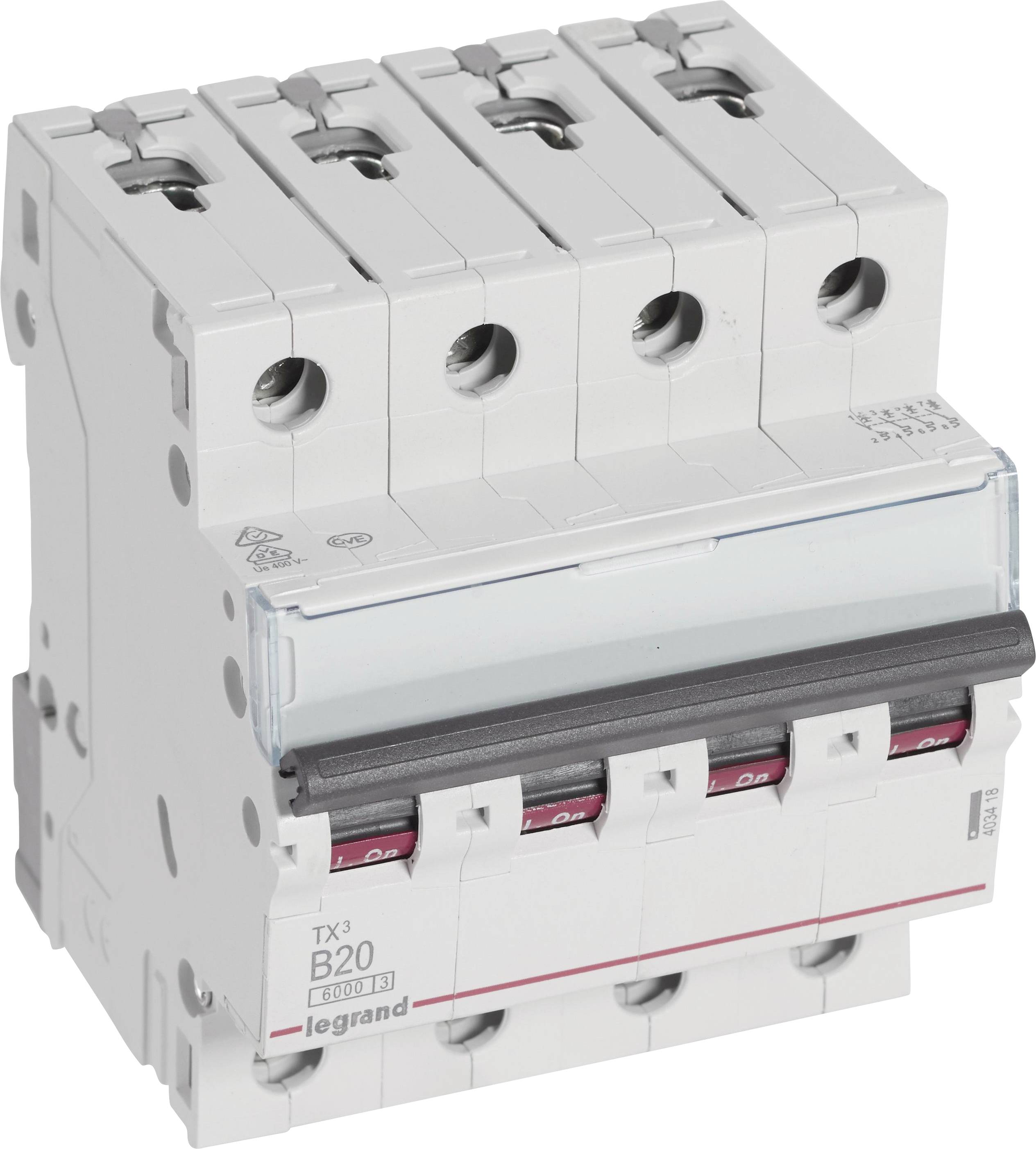 Legrand 403418 403418 Leitungsschutzschalter 20A 400 V/AC