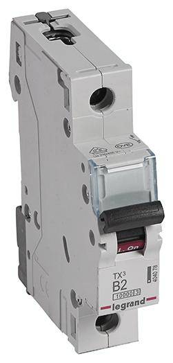 Legrand 404078 404078 Leitungsschutzschalter 2A 230 V/AC, 400 V/AC