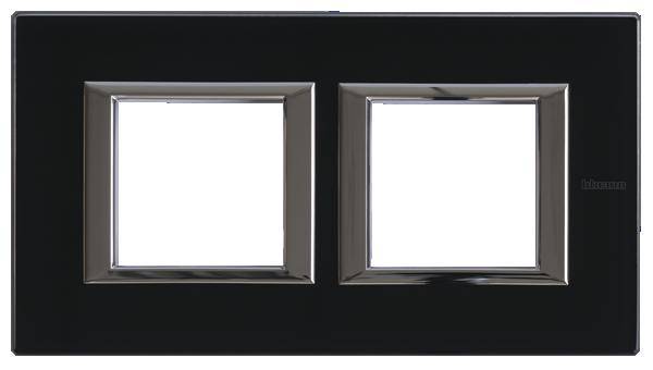 Legrand Rahmen Axolute Schwarz HA4802M2HVNN 1St.