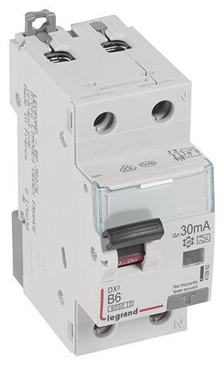 Legrand 410962 FI-Schutzschalter/Leitungsschutzschalter 6A 230 V/AC
