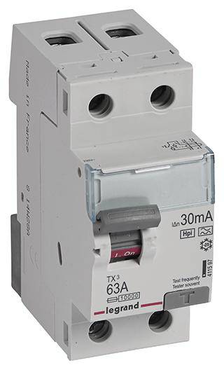Legrand 411597 411597 FI-Schutzschalter A 63A 230V