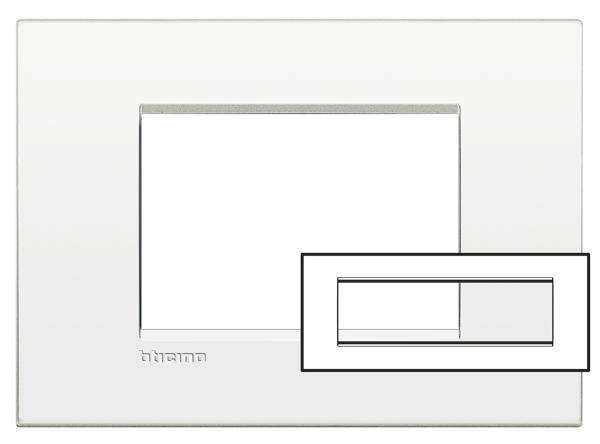 Legrand Rahmen Living&Light Weiß LNC4807BN 1St.