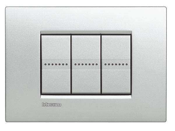 Legrand Rahmen Living&Light Aluminium LNC4803TE 1St.