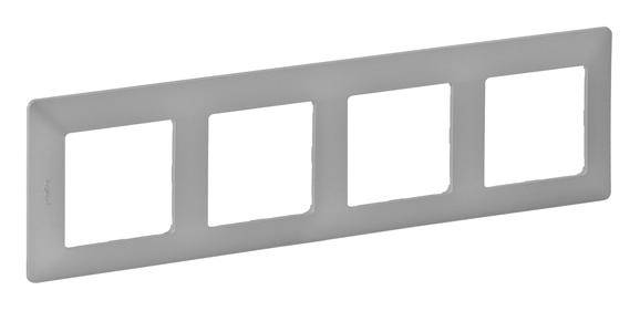 Legrand Rahmen Valena Life Allure Aluminium 754134 1St.
