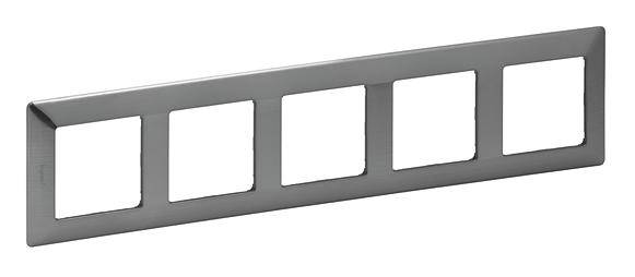 Legrand Rahmen Valena Life Allure Edelstahl 754155 1St.