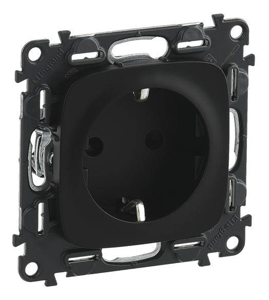 Legrand Steckdose Valena Life Allure Schwarz 754888 1St.
