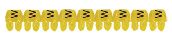 Legrand 038322 Kennzeichnungsclip Aufdruck W Außendurchmesser-Bereich 2 bis 3.20mm 038322