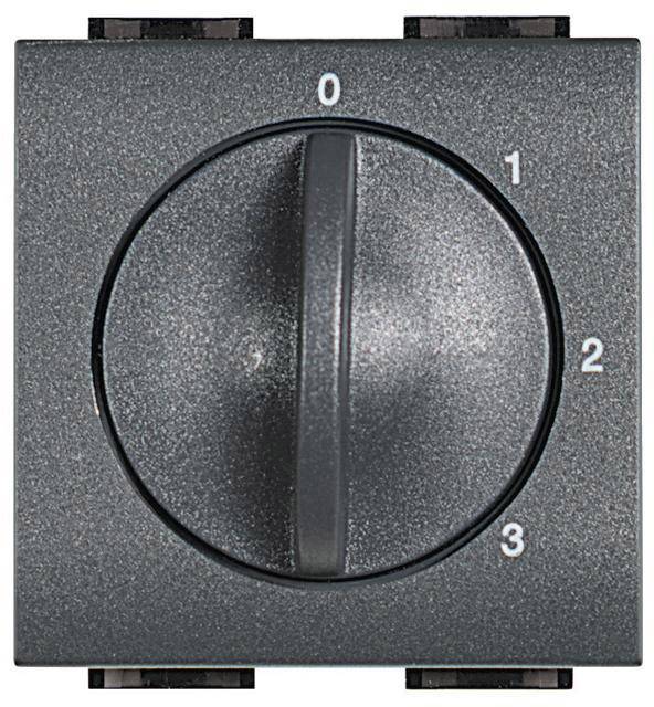 Legrand Dreistufen-Schalter Living&Light Anthrazit L4016 1St.
