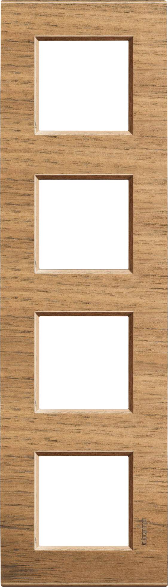 Legrand Rahmen Living&Light Holz LNA4802M4LNC 1St.