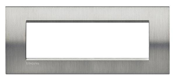 Legrand Rahmen Living&Light Edelstahl LNA4807ACS 1St.