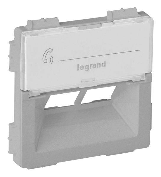 Legrand Abdeckung Valena Life Allure Aluminium 755382 1St.