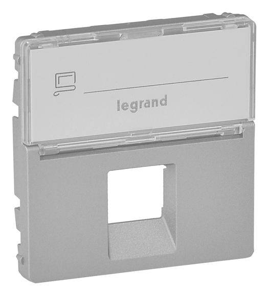 Legrand Abdeckung Valena Life Allure Aluminium 755472 1St.