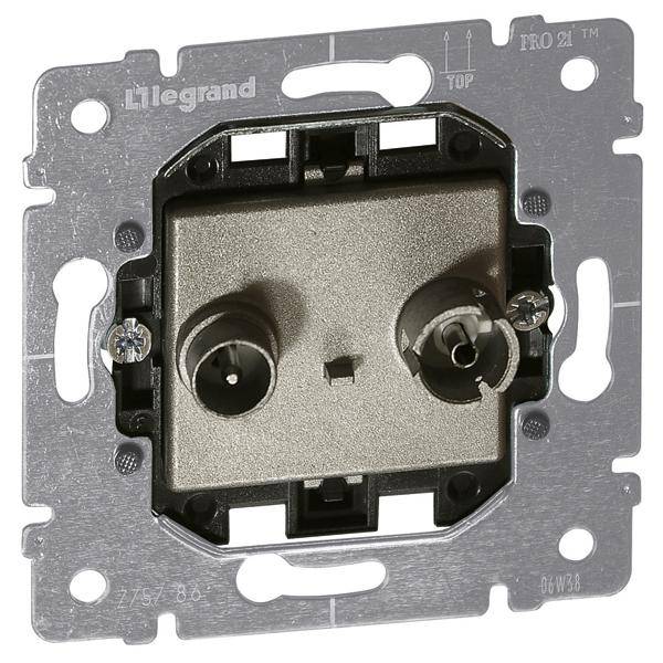 Legrand TV-, Radio-Steckdose Galea / Pro21 775786 1St.