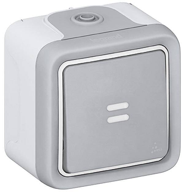 Legrand Wipptaster Plexo Grau 069722 1St.