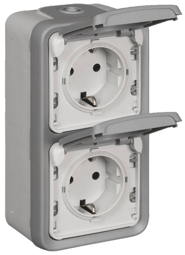 Legrand Steckdose Plexo Grau 069744 1St.