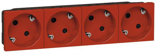 Legrand Steckdose Mosaic Rot 077274 1St.