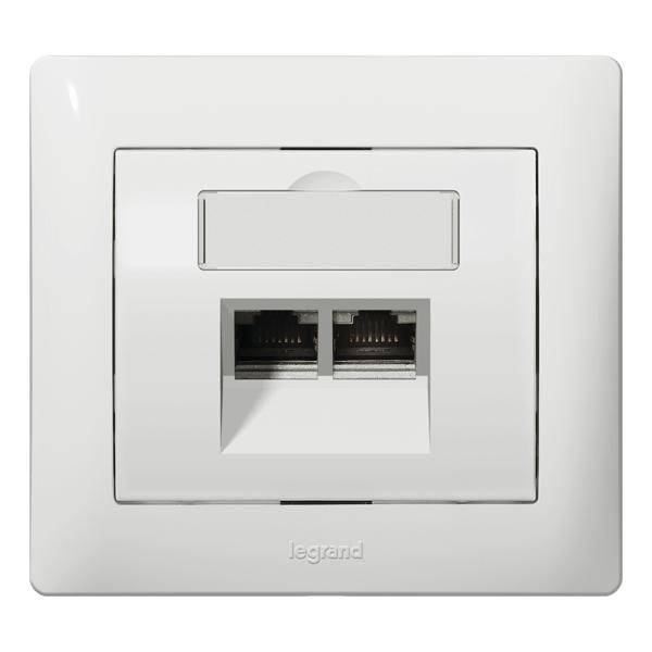 Legrand Abdeckung Galea / Pro21 Weiß 771058 1St.