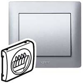 Legrand Abdeckung Galea / Pro21 Aluminium 771325 1St.