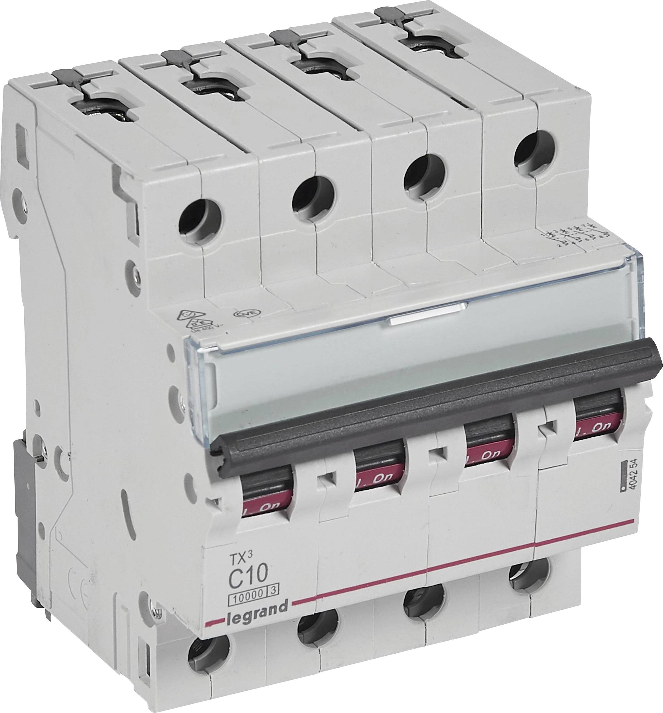 Legrand 404254 404254 Leitungsschutzschalter 10A 400 V/AC