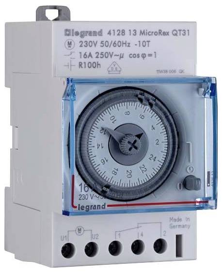 Legrand 412810 Hutschienen-Zeitschaltuhr analog 230V