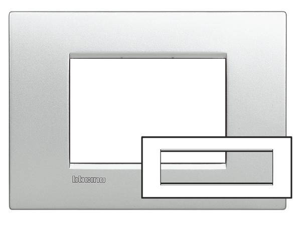 Legrand Rahmen Living&Light Aluminium LNC4807TE 1St.