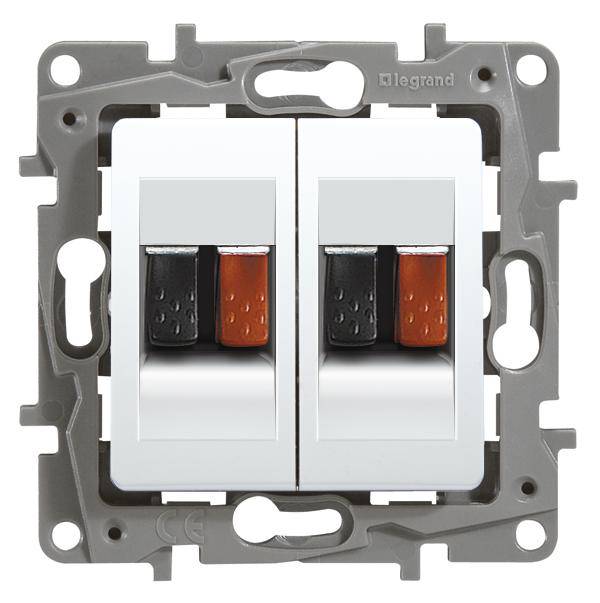 Legrand Lautsprecher-Steckdose Niloe Weiß 664781 1St.