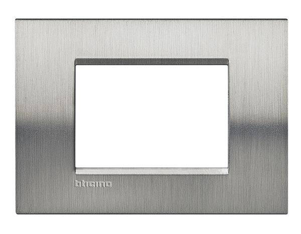 Legrand Rahmen Living&Light Edelstahl LNA4803ACS 1St.