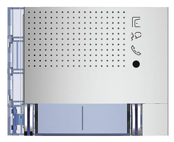 Ein Piktogramm zeigt eine Freisprecheinrichtung mit Symbolen für einen Lautsprecher, ein Ohr und einen Telefonhörer.